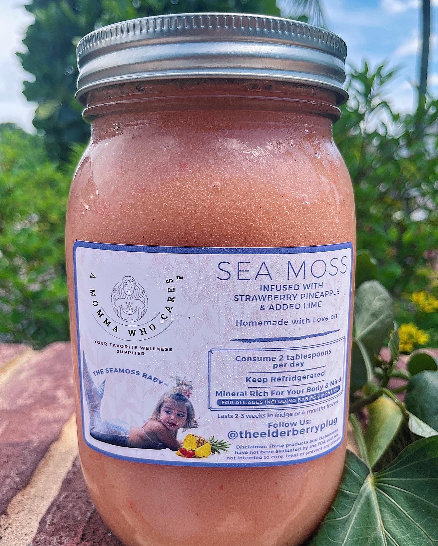 Moss + Strawberry Pineapple & added Lime