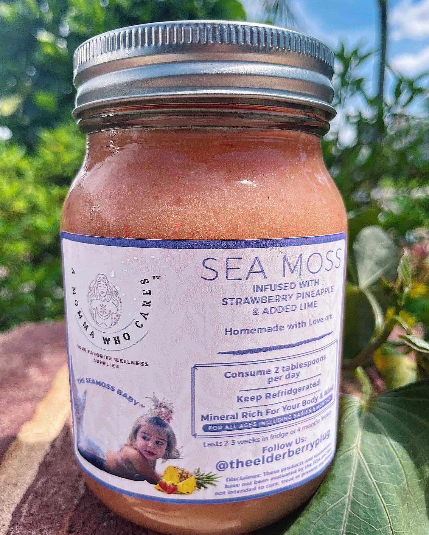 Moss + Strawberry Pineapple & added Lime