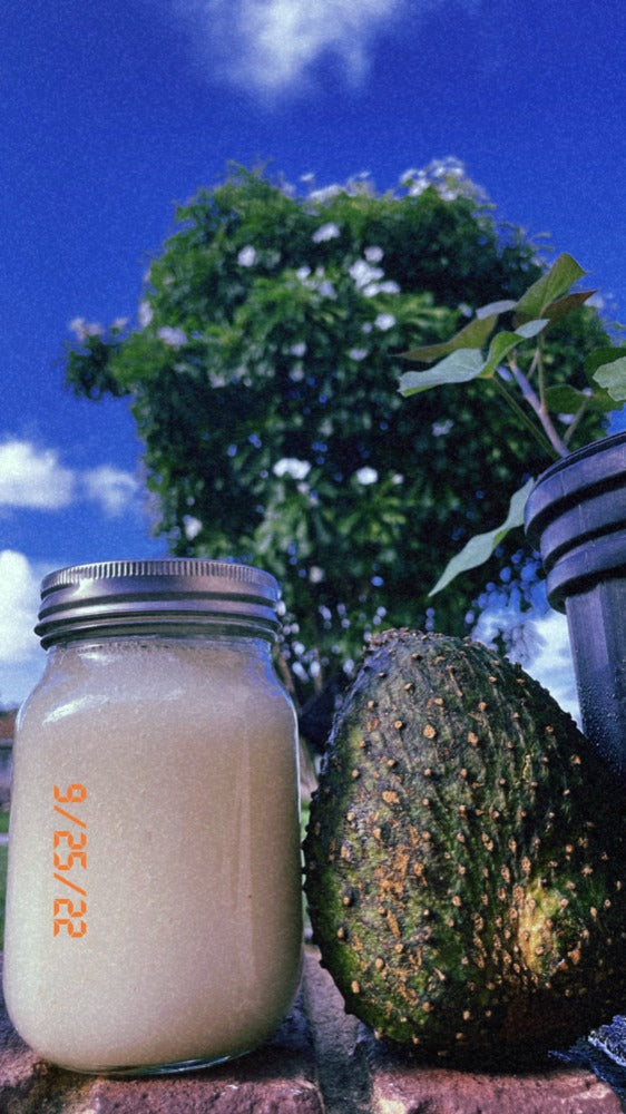 Moss + Guanabana (SourSop) & added Lime